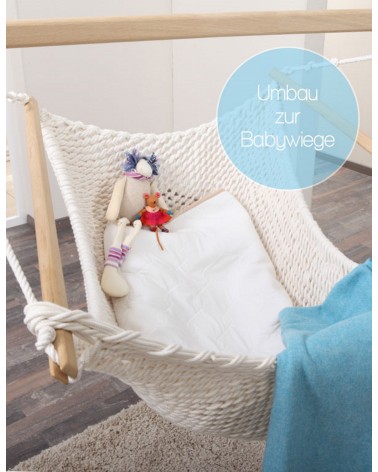 Traumschwinger XXL extra large Set aus Biobaumwolle, Höhenverstellbar