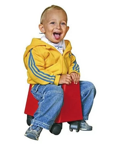 Rutscherauto Softroller - Farbe: Rot - Maße: 29x17x30cm - 59,80