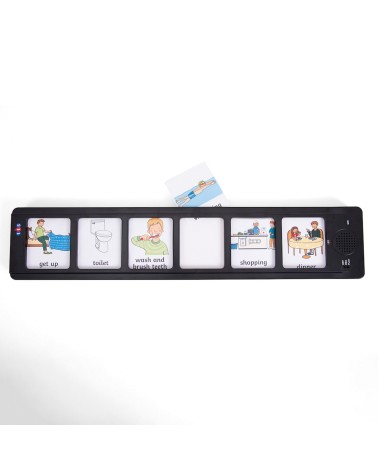 Vertelbord - planner - incl. 12 blanco kaarten elk ca. 11,5x5,6 cm voor vrij ontwerp