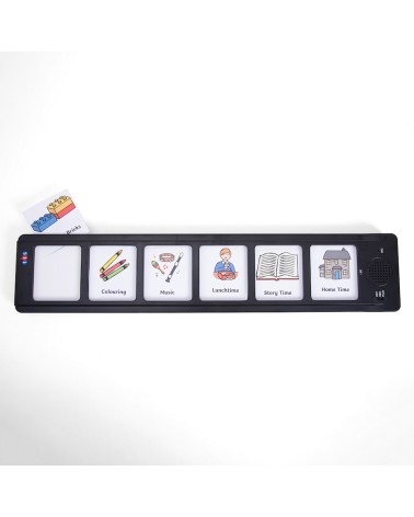 Narrative board - scheduler - incl. 12 blank cards each approx. 11.5x5.6 cm for free design