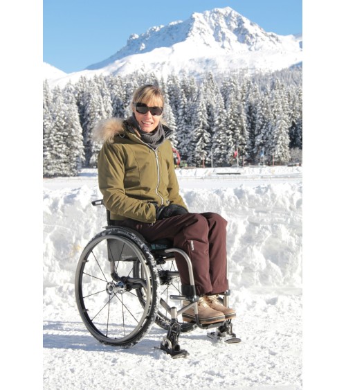 Wheelblades, 1 paar volledige samengestelde Wheelde Wheeldes, alleen voor handmatige rolstoelen.