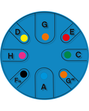 TONGO-GO steel tumbler 12" Large blue incl. temple and carrying bag made of cotton - Material: steel painted