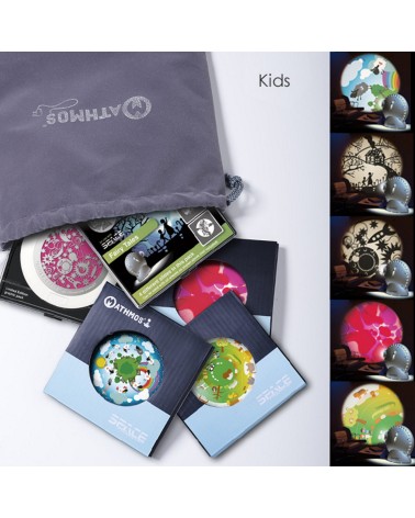 Efecto-Set Niños incluidos. Bolsa de terciopelo para el Mathmos Space Projector