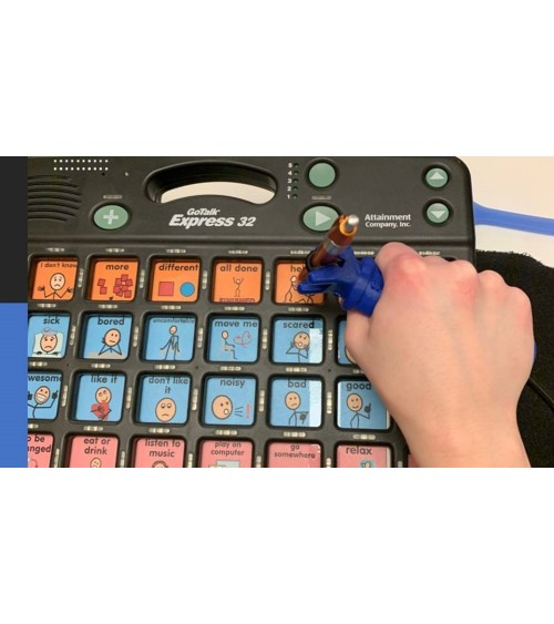 Functional hand - gripping aid - pen holder - handle for writing & more.m.