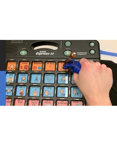 Functional hand - gripping aid - pen holder - handle for writing & more.m.