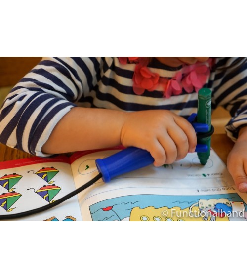 Functional hand - gripping aid - pen holder - handle for writing & more.m.