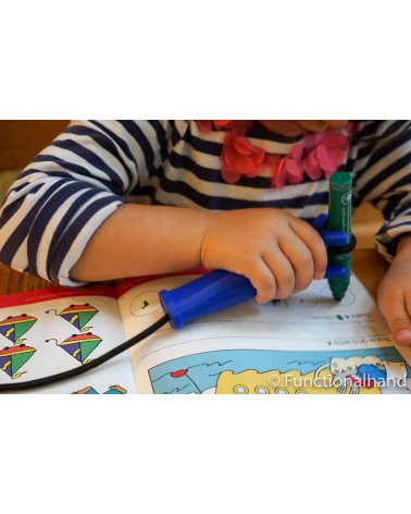 Functional hand - gripping aid - pen holder - handle for writing & more.m.