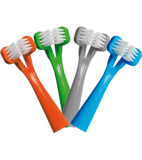 2 replacement heads for the Dr. Barman Duopower battery toothbrush