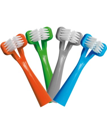 2 replacement heads for the Dr. Barman Duopower battery toothbrush